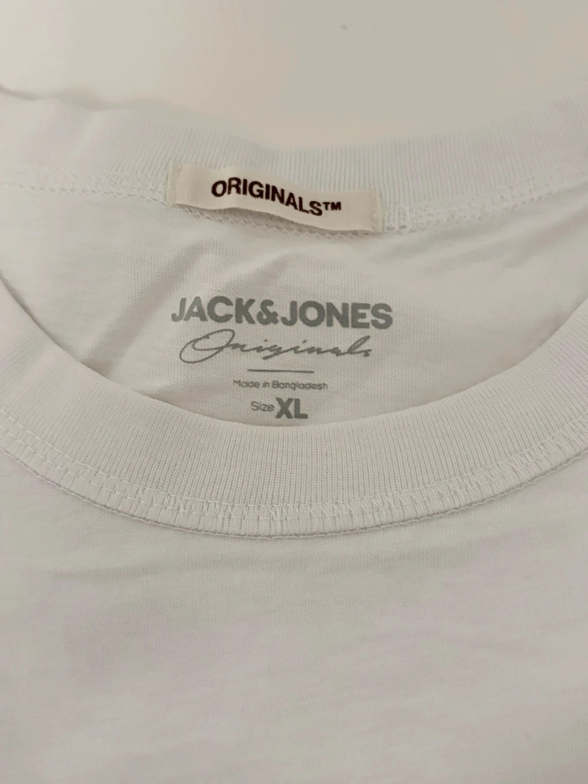 T-shirt de manga curta branco Jack & Jones Originals papagaios 100 % algodão homem XL – photo 8